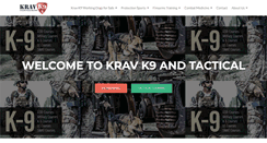 Desktop Screenshot of kravk9.com